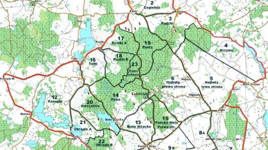 Obwód Łowiecki 127 Koła Łowieckiego Ryś Giżycko