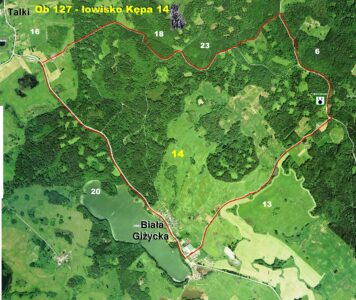 Obwód Łowiecki 127 Koła Łowieckiego Ryś Giżycko