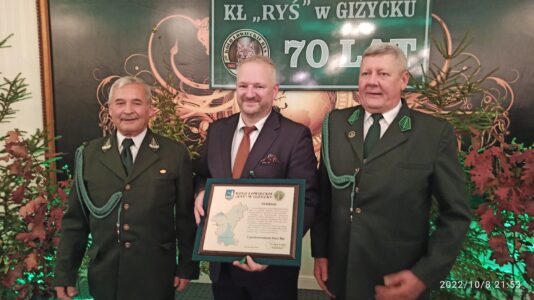 70-lat Koła Łowieckiego RYŚ w Giżycku