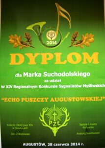 SYGNALIŚCI Koła Łowieckiego Ryś w Giżycku