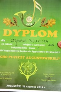SYGNALIŚCI Koła Łowieckiego Ryś w Giżycku