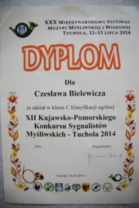 SYGNALIŚCI Koła Łowieckiego Ryś w Giżycku